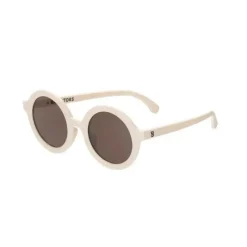 Babiators - Óculos de sol Euro Round Sweet Cream Baby Lentes Âmbar | 0-2 anos de idade New