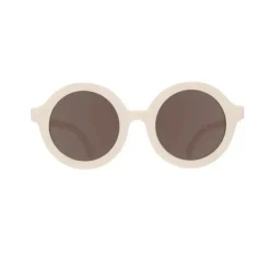 Babiators - Óculos de sol Euro Round Sweet Cream Baby Lentes Âmbar | 0-2 anos de idade New