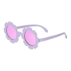 Babiators - Óculos de sol para bebê flor polarizada irresistível íris lavanda Hot