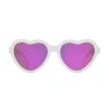 Babiators - The Sweetheart Wicked White Heart Shaped W/ Polarized Pink Lens Mirror Óculos de sol bebê - Idade 3-5 Discount