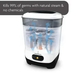 Baby Brezza - Máquina esterilizadora de mamadeira 4 em 1, esterilização elétrica a vapor de maior capacidade Clearance