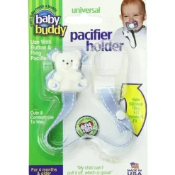 Baby Buddy - pontos de suporte de chupeta universal, azul/branco Discount