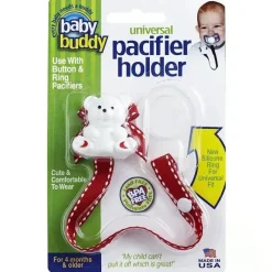 Baby Buddy - Porta Chupeta Universal, Vermelho Fashion