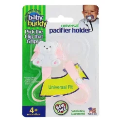 Baby Buddy - Porta chupeta universal, rosa claro Best