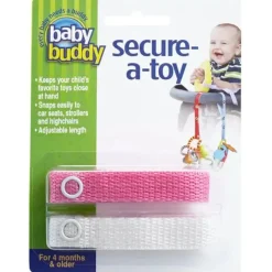 Baby Buddy - Prenda uma corda de brinquedo, rosa/branco Fashion