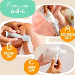 BabyBum Baby Bum - Mini Pincel Aplicador de Pomada para Fraldas Cinza Outlet