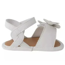 Baby Deer - Baby Girl Waddle Brooke Sandália Soft Sola, Branca Discount