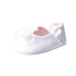 Trimfoot Baby Deer - Sapatos elegantes para menina com pé-de-gato com laço extravagante, branco Clearance