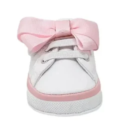 Baby Deer - Tênis de Lona para Bebê Feminino Laço Grande, Branco Sale