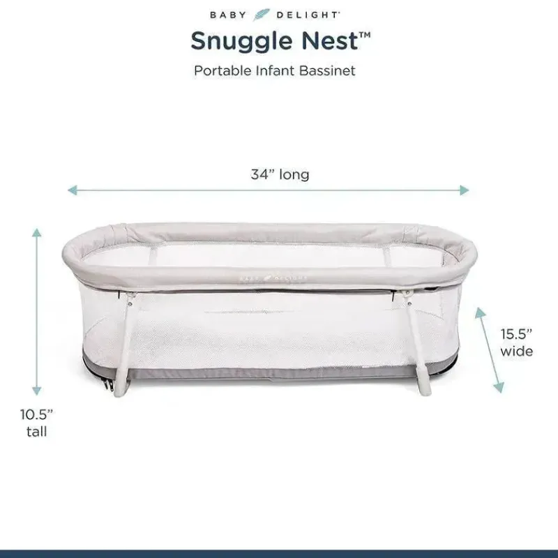 baby_delight__bero_portti_SKUZ55FhwCR_1.webp Baby Delight - Berço portátil The Snuggle Nest, cinza madeira flutuante Hot