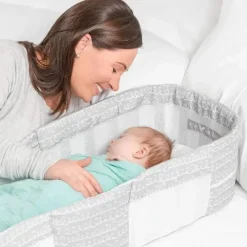 Baby Delight - dorminhoco portátil Snuggle Nest Dream, rabiscos cinza Fashion