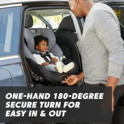 Baby Jogger - Assento de carro conversível giratório City Turn, Paloma Greige Clearance
