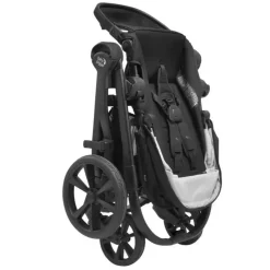 Baby Jogger - Carrinho de passeio City Select 2 simples a duplo, marfim fosco Discount