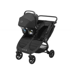 Baby Jogger - Carrinho Duplo City Mini GT2 Preto Jet Hot