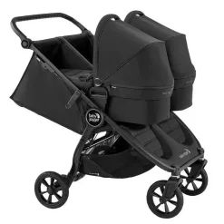Baby Jogger - Carrinho Duplo City Mini GT2 Preto Jet Hot