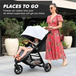 Baby Jogger - City Mini GT2 Carrinho de passeio individual, Eco Slate Best