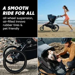 Baby Jogger - City Prix™ Jogger X Bike Trailer Stroller, Ambition Preto Sale