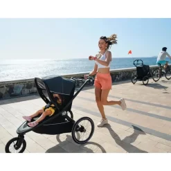 Baby Jogger - City Prix™ Jogger X Bike Trailer Stroller, Ambition Preto Sale