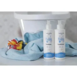 Baby Jolie - Conjunto de banho e hidratação para bebês, 3 unidades (shampoo, condicionador e loção) Hot