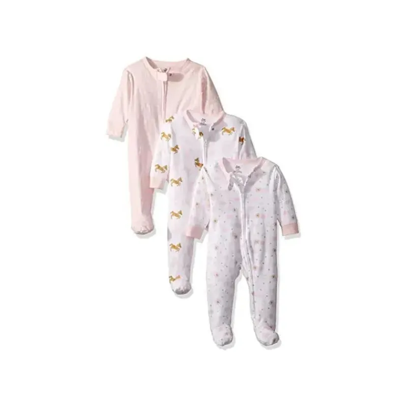 baby_vision___unidades_de_SKUQMeymyA3_0.webp Baby Vision - 3 unidades de zíper de algodão para meninas dormir e brincar, unicórnio Fashion