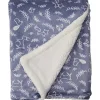 Baby Vision - Cobertor de Mink Sprout Yoga com Forro Sherpa, Floresta Best
