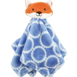 Baby Vision - Cobertor de segurança com rosto de animal Hudson Baby Boy, Blue Fox Outlet