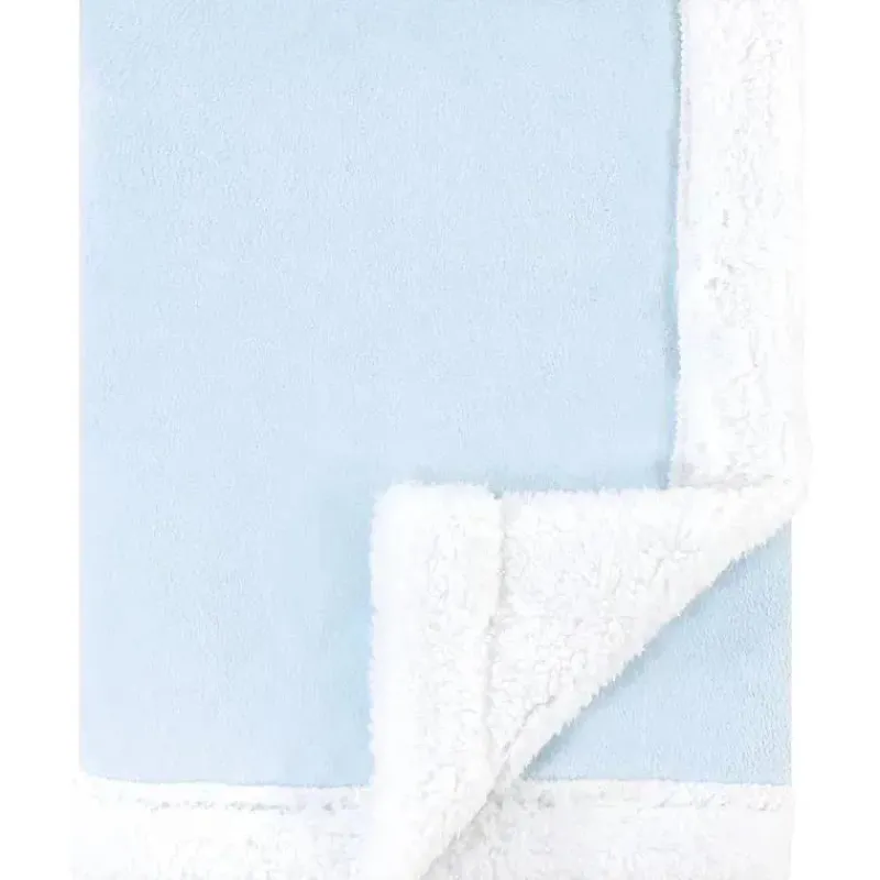 baby_vision__hudson_baby__SKUXU1MYwiy_1.webp Baby Vision - Hudson Baby unissex de pelúcia de vison e cobertor sherpa, azul claro branco Fashion
