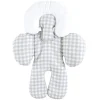 Baby Vision - Hudson Baby unissex assento de carro para bebê inserção de suporte corporal, guingão cinza, tamanho único Hot