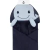 Baby Vision – Little Treasure Unissex Bebê Algodão Toalha com Capuz, Baleia Marinheiro Fashion