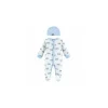 Baby Vision - 2Pk Baby Boy Snap Sleep and Play e Conjunto de Cap, Preemie, Train New