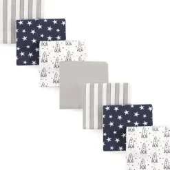 Baby Vision - 7Pk Cobertores de Flanela, Foguete Fashion