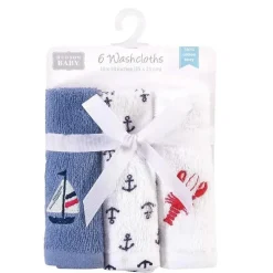 Baby Vision - 6Pk Hudson Baby Toalhas de Algodão Unissex Baby Super Macio, Lagosta Sale