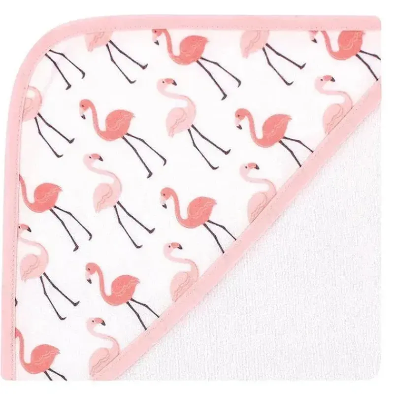 baby_vision__pk_hudson_ba_SKUmm42kptq_2.webp Baby Vision - 3Pk Hudson Baby Toalhas com capuz rico em algodão, Coral Flamingo Sale