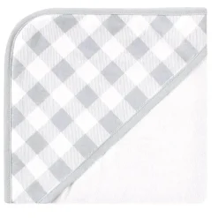 Baby Vision - 3Pk Touched by Nature Toalhas de Algodão Orgânico para Bebês, Floresta Cinza Fashion