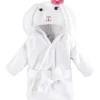 Baby Vision - Roupão de banho unissex de pelúcia com rosto de animal para bebê Hudson Baby, coelho Discount