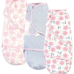 Baby Vision - Tocado pela Natureza Envoltórios Unissex de Algodão Orgânico para Bebê, Rosa Rosa, 0-3 Meses Online