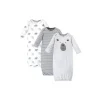 Baby Vision - Vestidos Interlock Orgânicos 3Pk Baby, Preemie, Bear Clearance