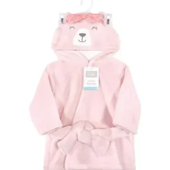 Baby Vision Bath - Plush Animal Bathrobe, Bear Girl Clearance