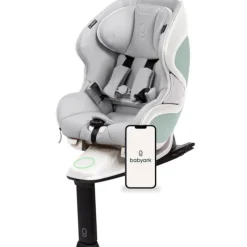 Babyark - Smart Convertible Car Seat, Eggshell Base/Glacier Ice Seat Best