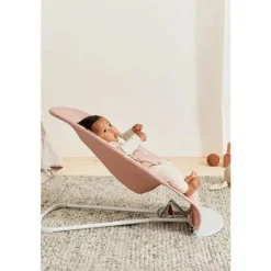 BabyBjorn - Bouncer Bliss, tecido, colcha de pétalas, rosa empoeirado Clearance