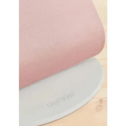 BabyBjorn - Colcha de pétalas de algodão Bouncer Bliss, rosa empoeirado Hot