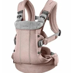 BabyBjorn - Porta-bebês Harmony 3D Mesh, Dusty Pink Hot