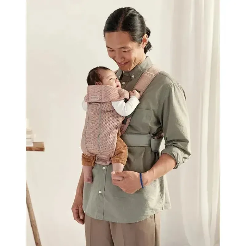 babybjorn__portabebs_mini_SKUCEBog5Li_8.webp BabyBjorn - Porta-bebês Mini Malha 3D, Rosa Empoeirado Hot