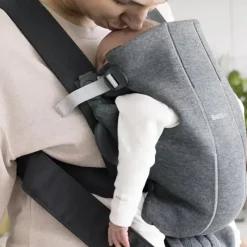 BabyBjorn - Porta-bebês Mini 3D Jersey, cinza escuro Best