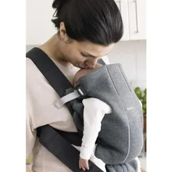 BabyBjorn - Porta-bebês Mini 3D Jersey, cinza escuro Best