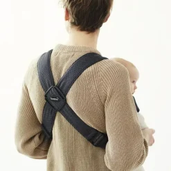 BabyBjorn - Porta-bebês Mini Malha 3D, Antracite Discount