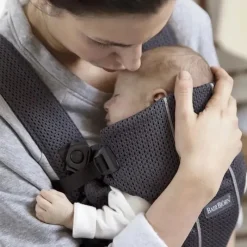 BabyBjorn - Porta-bebês Mini Malha 3D, Antracite Discount