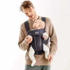BabyBjorn - Porta-bebês Mini Malha 3D, Antracite Discount