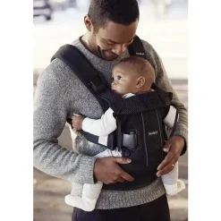 BabyBjorn - Porta-bebês One Air 3D Mesh, Preto Hot