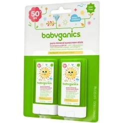 Babyganics Pure Mineral Sunscreen Stick 50+ SPF, 2-Pack Best